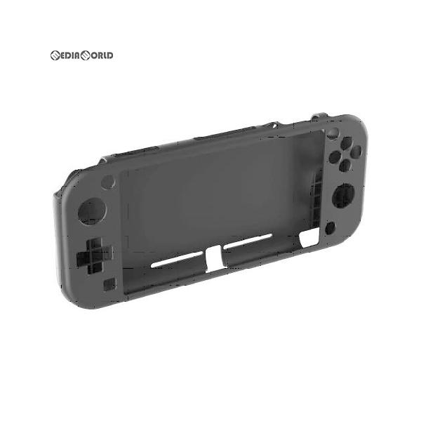 『中古即納』{ACC}{Switch} CYBER・シリコンカバー グリップタイプ(SWITCH Lite用)(スイッチライト用) ブラック サイバーガジェット(20190920)