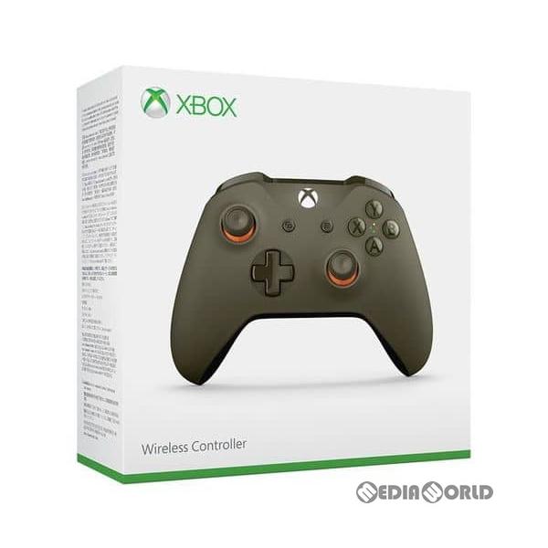 『中古即納』{ACC}{XboxOne} Xbox ワイヤレスコントローラー グリーン/オレンジ マイクロソフト(WL3-00037)(20170216)