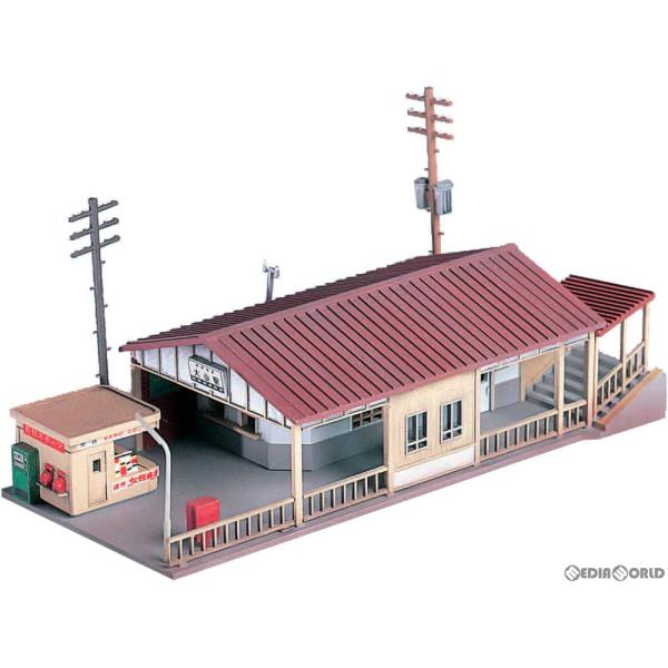 『新品』『お取り寄せ』{RWM} (再販)2130 小型駅 未塗装組立てキット Nゲージ 鉄道模型 GREENMAX(グリーンマックス)(20190223)