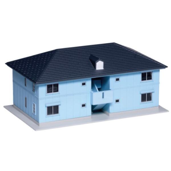 『新品』『お取り寄せ』{RWM} (再販) 23-402A 二階建アパート(ブルー) Nゲージ 鉄道模型 KATO(カトー)(20250207)