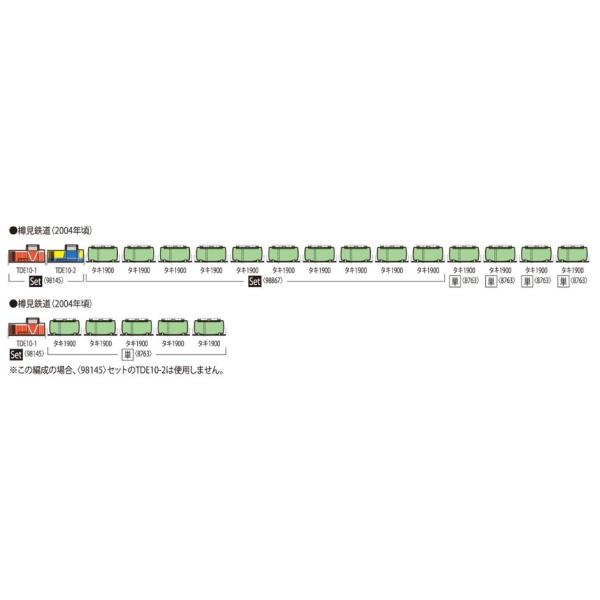 『新品』『お取り寄せ』{RWM} 98145 樽見鉄道 TDE10形ディーゼル機関車(1・2号機)セット(2両)(動力付き) Nゲージ 鉄道模型 TOMIX(トミックス)(20250322)
