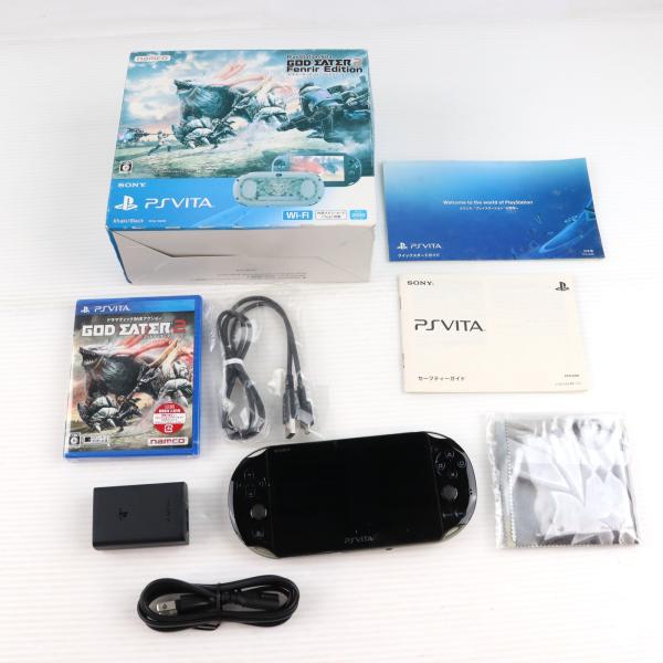 『中古即納』{PSVita} (本体) PlayStation Vita × GOD EATER 2 Fenrir Edition SCE(PCHJ-10010)(20131114)