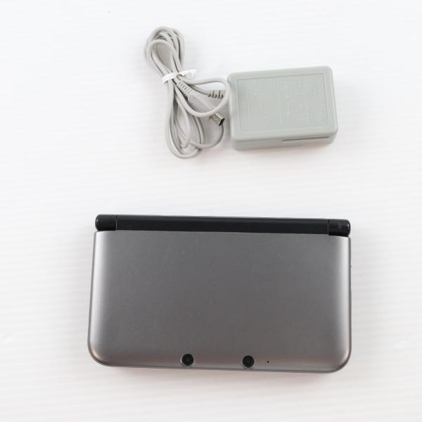 『中古即納』{3DS} (本体) ニンテンドー3DS LL シルバー×ブラック 任天堂(SPR-S-VKAA)(20120728)