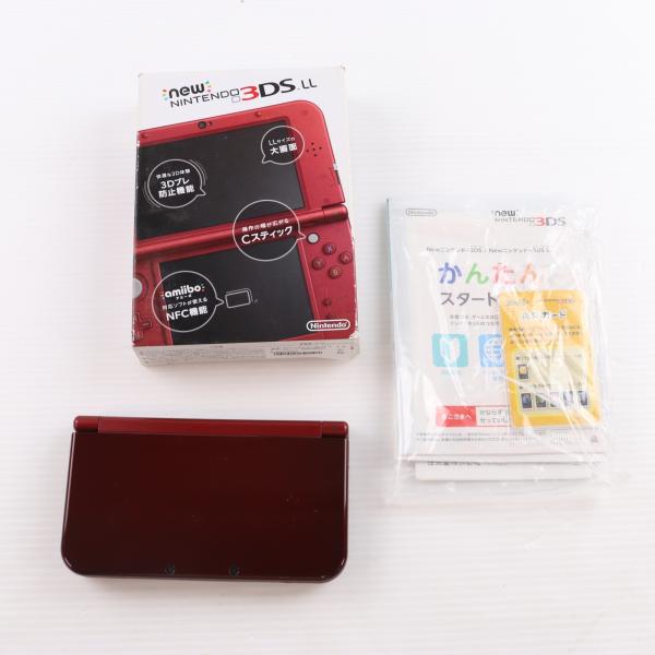 『中古即納』{3DS} (本体) Newニンテンドー3DS LL メタリックレッド 任天堂(RED-S-RAAA)(20150827)