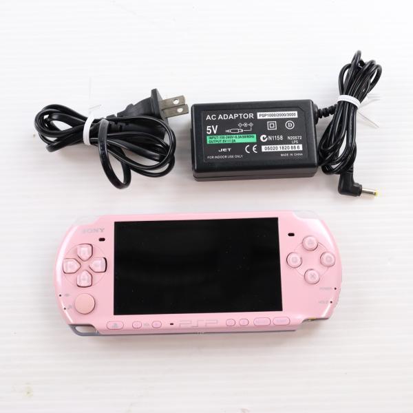『中古即納』{PSP} (本体) PlayStation Portable(プレイステーション・ポータブル) ブロッサム・ピンク SCE(PSP-3000ZP)(20101118)