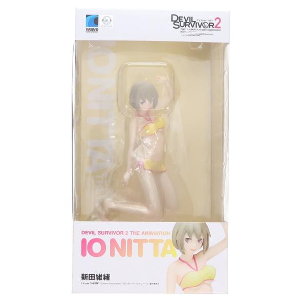 『中古即納』{FIG} BEACH QUEENS(ビーチクイーンズ) 新田維緒 DEVIL SURVIVOR 2(デビルサバイバー2) 1/10 フィギュア(NF-320) ウェーブ(WAVE)(20140731)