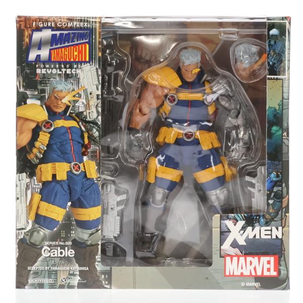フィギュアコンプレックス アメイジングヤマグチ No.020 Cable(ケーブル) X-MEN(エックスメン) 完成品 可動フィギュア 海洋堂 海洋堂 『中古即納』{FIG} フィギュアコンプレックス アメイジング