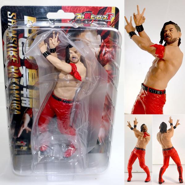 中古即納』{FIG} プロ格ヒーローズF(Figure) 新日本プロレス 中邑真輔