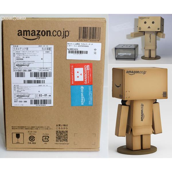 『中古即納』{FIG} Amazon限定 リボルテック ダンボー・ミニ Amazon.co.jpボックスver(リボコンテナ入/クリアグレー) よつばと! フィギュア 海洋堂(20090301)