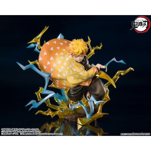 『中古即納』{FIG} フィギュアーツZERO 我妻善逸 霹靂一閃(あがつまぜんいつ へきれきいっせん) 鬼滅の刃 完成品 フィギュア バンダイスピリッツ(20220827)