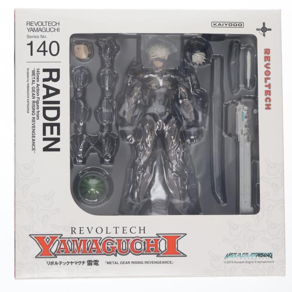 『中古即納』{FIG} リボルテックヤマグチ No.140 雷電 METAL GEAR RISING REVENGEANCE(メタルギアライジングリベンジェンス) フィギュア 海洋堂(20131115)