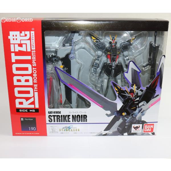 『中古即納』{FIG} ROBOT魂(SIDE MS) ストライクノワール 機動戦士ガンダムSEED(シード) C.E.73 STARGAZER(スターゲイザー) フィギュア バンダイ(20160123)
