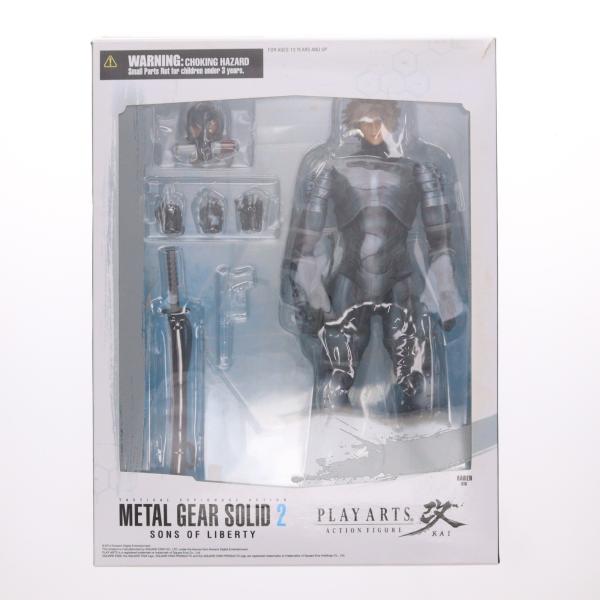 『中古即納』{FIG} PLAY ARTS改(プレイアーツ改) 雷電 METAL GEAR SOLID2 SONS OF LIBERTY 完成品 可動フィギュア スクウェア・エニックス(20131206)(20131206)
