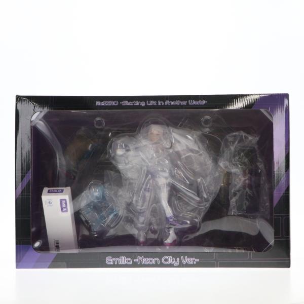 『中古即納』{FIG} 単体購入特典付 SHIBUYA SCRAMBLE FIGURE エミリア -Neon City Ver.- Re:ゼロ 1/7 フィギュア eStream Store＆Amazon限定(20220630)