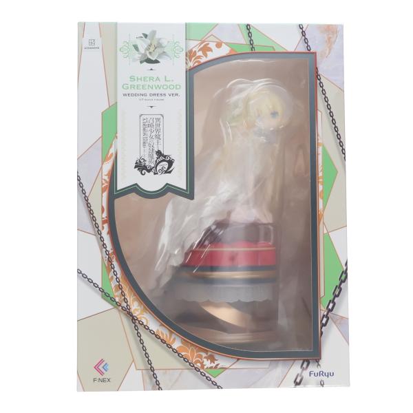 『中古即納』{FIG} シェラ・L・グリーンウッド -ウエディングドレス- 異世界魔王と召喚少女の奴隷魔術Ω 1/7 フィギュア(AMU-FNX265) フリュー(20220331)