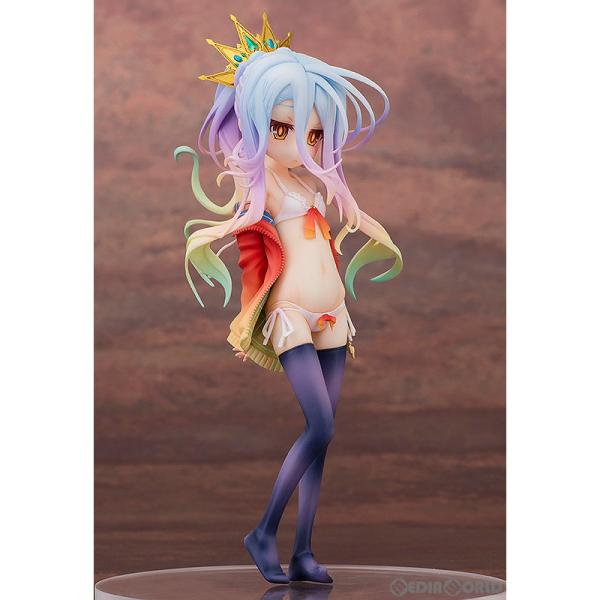 『中古即納』{FIG} 白(しろ) 水着style ノーゲーム・ノーライフ 1/7 完成品 フィギュア アクアマリン(20160630)