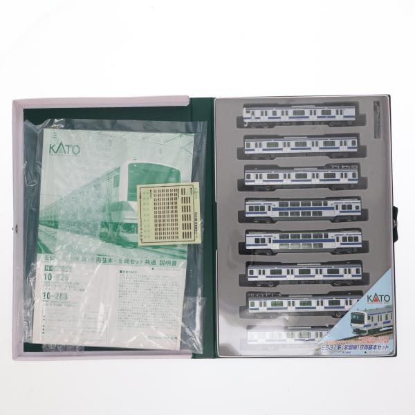 KATO 10-525 E531系8両基本セット 2階建てグリーン車入編成 中古即納』{RWM} 10-525 E531系 常磐線(ダブルデッカーグリーン