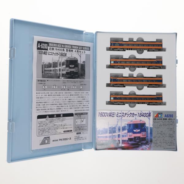 中古即納』{RWM} A6280 近鉄18400系 登場時 4両セット(動力付き) N