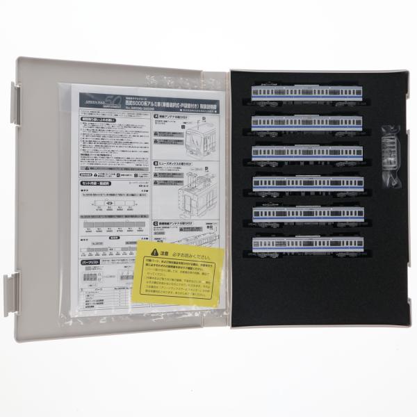 『中古即納』{RWM} 32039 西武6000系アルミ車(車番選択式・戸袋窓付き) 増結用中間車6両セット(動力無し) Nゲージ 鉄道模型 GREENMAX(20250730)
