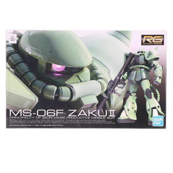 【中古】RG 機動戦士ガンダム MS-06F 量産型ザク 1/144スケール 色分け済みプラモデル 中古即納』{PTM} (再販) RG 1/144 MS-06F 量産型ザク 機動戦士ガンダム