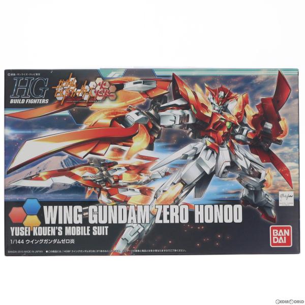 『中古即納』{PTM} HGBF 1/144 ウイングガンダムゼロ炎 ガンダムビルドファイターズ炎トライ プラモデル バンダイ(20150331)