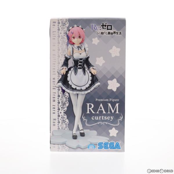 【中古】「未使用品」Re:ゼロから始める異世界生活 PMフィギュア ラム curtsey セガ（SEGA） 『中古即納』{FIG} ラム Re:ゼロから始める異世界生活