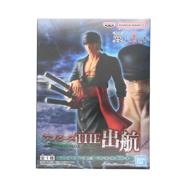 『中古即納』{FIG} ロロノア・ゾロ ワンピース THE出航-RORONOA ZORO- ONE PIECE フィギュア プライズ(2615909) バンプレスト(20230531)