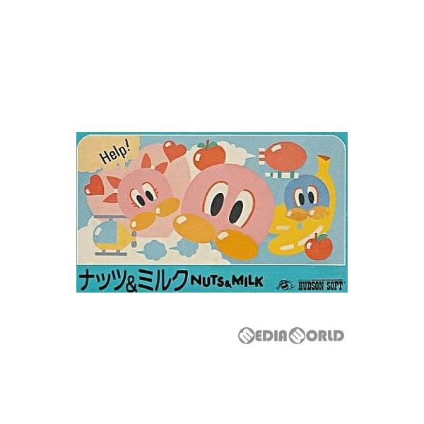 ナッツ&ミルク 　ファミコン　NUTS&MILK ハドソン 『中古即納』{表紙説明書なし}{FC} ナッツ&ミルク(NUTS&MILK