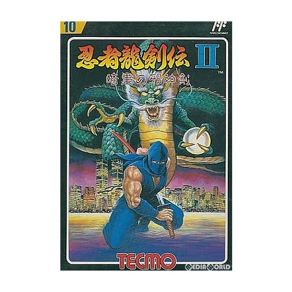 『中古即納』{表紙説明書なし}{FC} 忍者龍剣伝II 暗黒の邪神剣 テクモ (19900406)