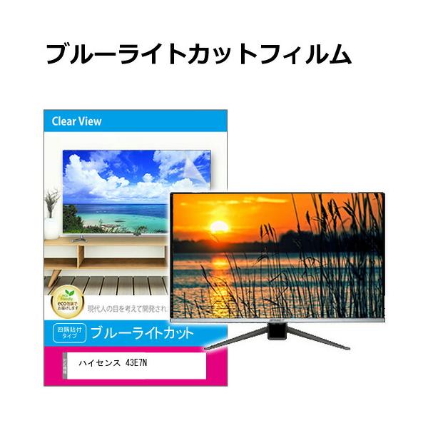 ハイセンス　50型　保護パネル付 メディアフューチャー ハイセンス 43E7N [43インチ] 液晶テレビ保護