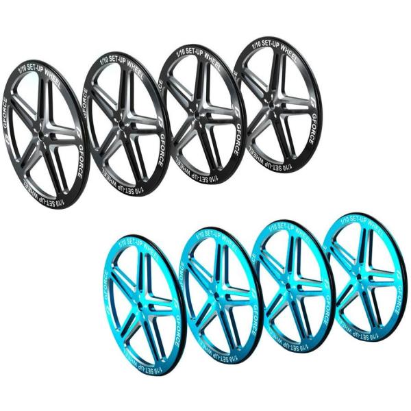G-FORCE@W[tH[X@1/10 SET-UP WHEEL@BlackEG0092@s/s