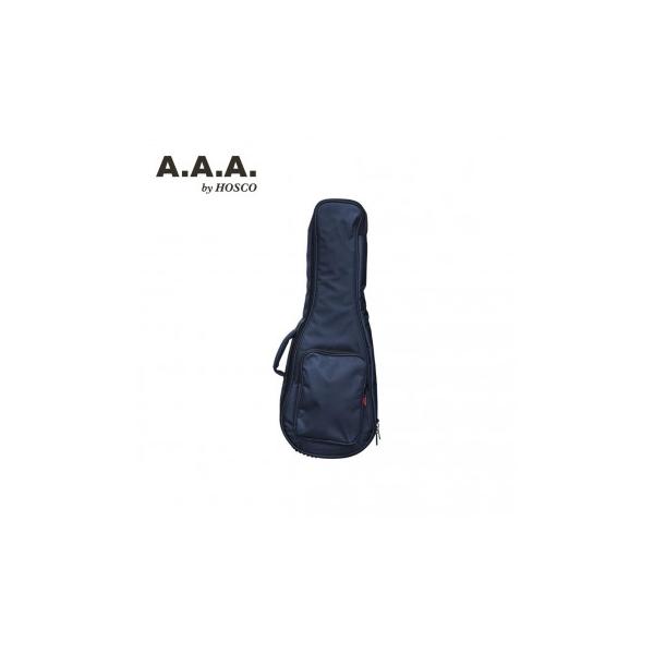 HOSCO(ホスコ)A.A.A.(トリプルエー) ソフトケース  AC-410NV  コンサートウクレレ用 ネイビー　代引き不可/同梱不可