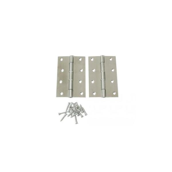 他サイト： ハイロジック　17518　ステンレス蝶番　102mm　2枚入　代引き不可/同梱不可の商品画像