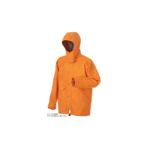 スミクラ レインウェア レインマスター ポリカ ジャケット オレンジ M J-613 【北海道・沖縄・離島配送不可】 スミクラ レインウェア レインマスター ポリカ ジャケット オレンジ M