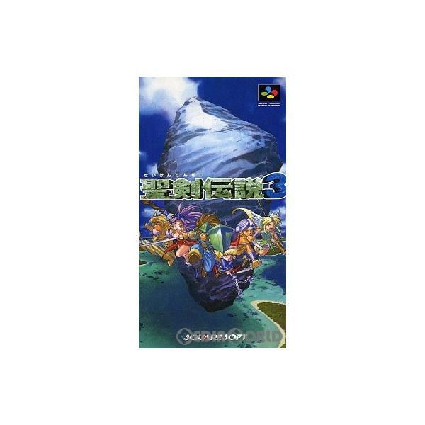 聖剣伝説 『中古即納』{箱説明書なし}{SFC} 聖剣伝説3 スクウェア