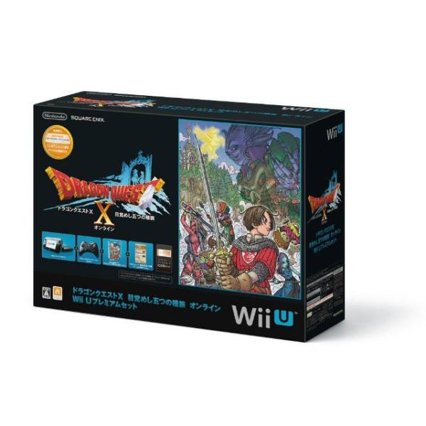 『中古即納』{B品}{WiiU} ドラゴンクエストX 目覚めし五つの種族 オンライン Wii Uプレミアムセット 任天堂