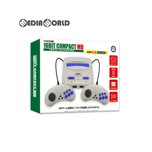 『新品即納』{本体}{MD} MD用互換機 16ビットコンパクトMD(16BIT COMPACT MD) コロンバスサークル(CC-16CPM-BK)(20180605)