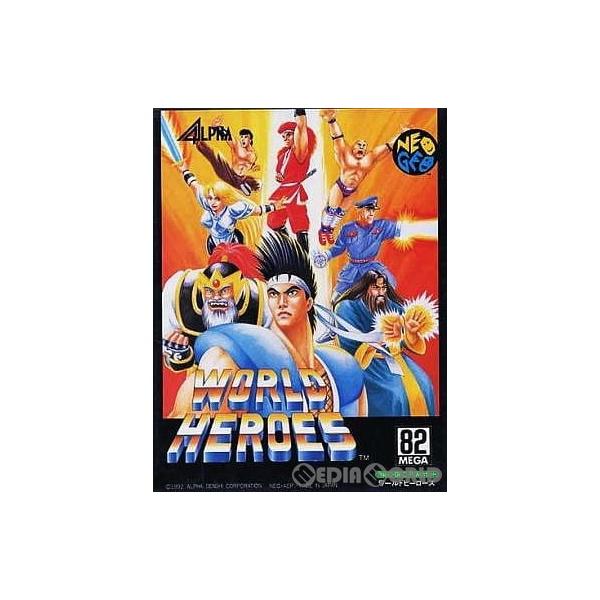 『中古即納』{NG} ワールドヒーローズ(WORLD HEROES)(ROMカートリッジ/ロムカセット) SNK(エスエヌケイ) (19920911)