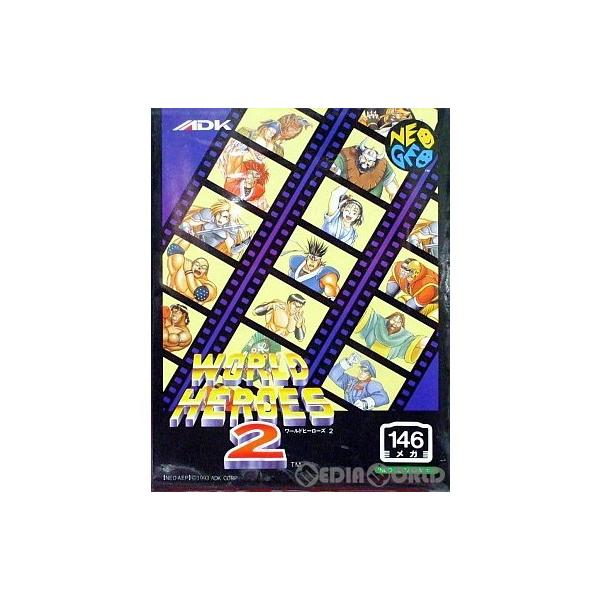 『中古即納』{表紙説明書なし}{NG} ワールドヒーローズ2(WORLD HEROES 2) NEOGEO ROM版(ネオジオロム) エーディーケイ (19930604)