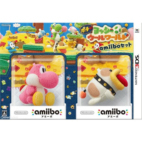 新品未開封 3DS ポチと! ヨッシー ウールワールド amiiboセット ニンテンドー3DS 『新品即納』{3DS} ポチと! ヨッシー ウールワールド