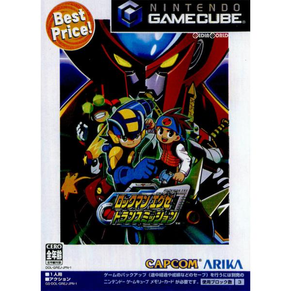 『中古即納』{お得品}{表紙説明書なし}{GC} ロックマンエグゼ トランスミッション Best Price! カプコン(DOL-P-GREJ)(20040318)