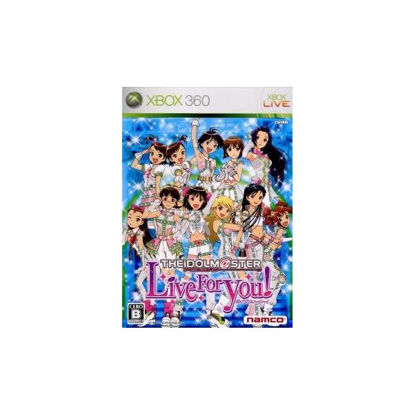 『中古即納』{Xbox360} アイドルマスター ライブフォーユー!(THE IDOLM@STER LIVE FOR YOU!) 通常版 バンダイナムコ (20080228)