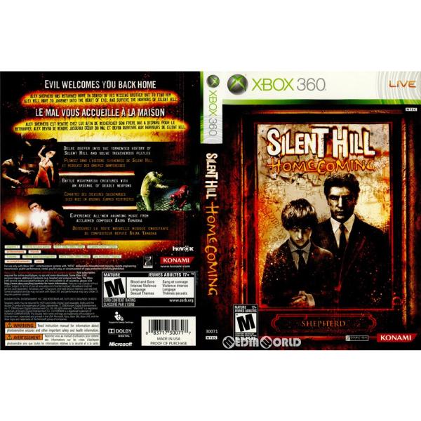 『中古即納』{お得品}{表紙説明書なし}{Xbox360} SILENT HILL: HOMECOMING(サイレントヒル ホームカミング) 北米版 コナミ(30071)(20080930)