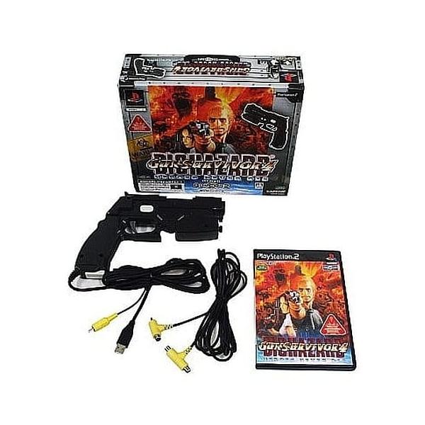 『中古即納』{PS2} ガンサバイバー 4 バイオハザード ヒーローズ ネバーダイ(GUN SURVIVOR4 BIOHAZARD HEROES NEVER DIE) WITH ガンコン2 カプコン (20030213)