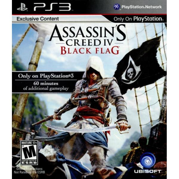 『中古即納』{PS3} ASSASSIN'S CREED IV BLACK FLAG(アサシンクリード4 ブラックフラッグ)(北米版) ユービーアイソフト (20131029)