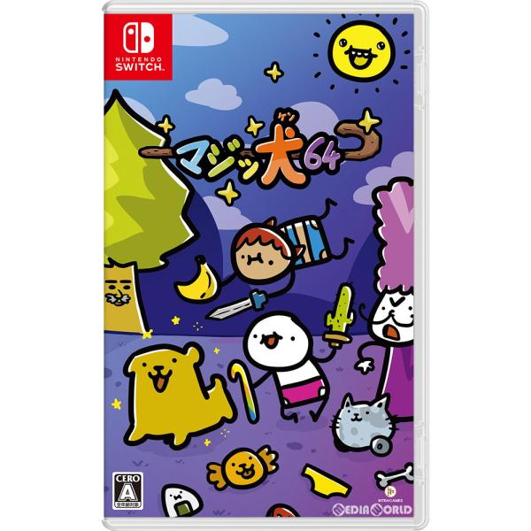 中古即納』{お得品}{表紙説明書なし}{Switch} マジッ犬64(マジッケン64