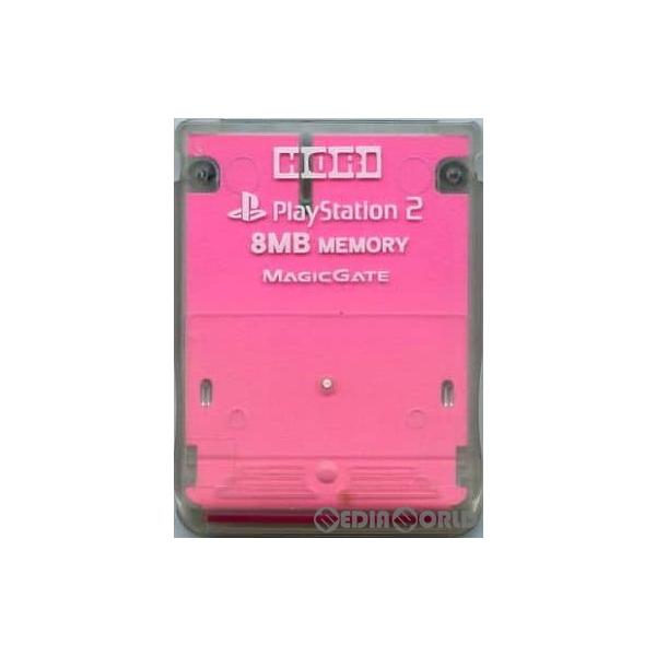 中古即納』{ACC}{PS2} メモリーカード8MB ピンク ソニーライセンス商品