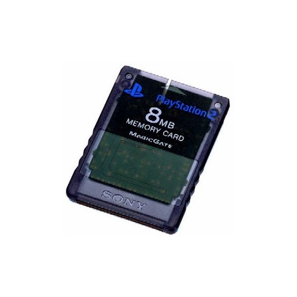 『中古即納』{ACC}{PS2} PlayStation2専用メモリーカード(8MB) ゼン・ブラック SCE(SCPH-10020BI)(20020801)