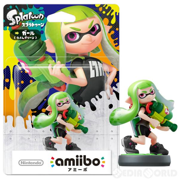 NEW ARRIVAL スプラトゥーン amiibo ボーイ パープル ガール ライム