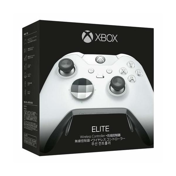 『中古即納』{ACC}{XboxOne} Xbox Elite ワイヤレス コントローラー(ホワイト スペシャル エディション) 日本マイクロソフト(HM3-00013)(20181108)